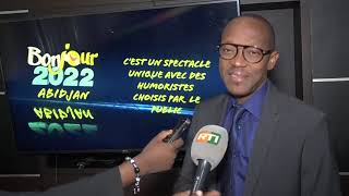 Bonjour 2022  bientôt la 15è édition du comedyshow de la RTI [upl. by Gnohp]