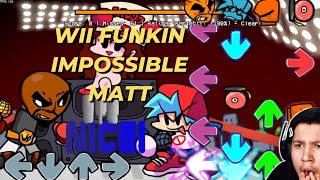 This MATT MOD BEAT ME  FNF vs Wii Funkin TRIPLE BOUT [upl. by Samoht624]