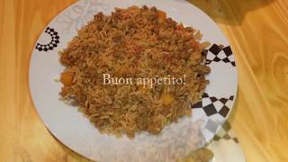 Risotto alla bolognese con il Moulinex Cookeo [upl. by Hannasus]