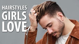 5 HAIRSTYLES GIRLS LOVE ON GUYS  Best Mens Hairstyles  ALEX COSTA [upl. by Terri]