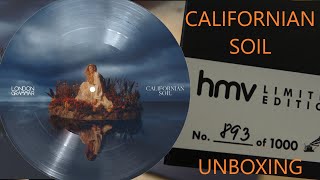 London Grammar quotCalifornian Soilquot HMV exclusive picture disc unboxing [upl. by Adnicul]