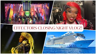 EFFECTORS CLOSING NIGHT VLOG  Odyssey of the Seas  A Day In My Life as a Dancer on a Cruise Ship [upl. by Merissa]