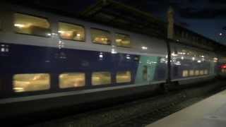 TGV et Ter de nuit à la gare St Charles de Marseille [upl. by Azelea]