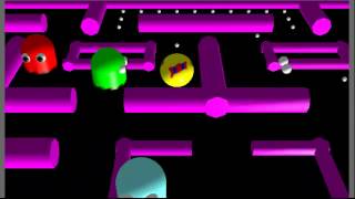 3D Pacman  Free Online Game [upl. by Mersey482]