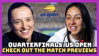 US Open Swiatek Pegula and More in Quarterfinal Battles [upl. by Brownley968]