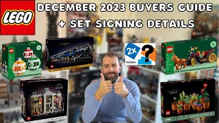 Every New LEGO Set December 2023  Set Signing Details [upl. by Giulio896]