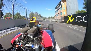 Adelaide 500 go pro of Lola Larrousse F1 LC88 from the rear wing [upl. by Eenahs]