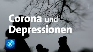 Studie Depressive Menschen leiden besonders unter CoronaLockdown [upl. by Puglia]