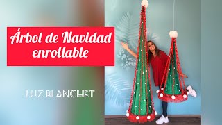 ARBOL DE NAVIDAD ENROLLABLE [upl. by Auqinehs]