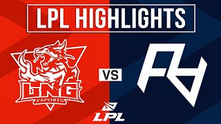 LNG vs RA Highlights ALL GAMES  LPL 2024 Spring  LNG Esports vs Rare Atom [upl. by Dodds84]