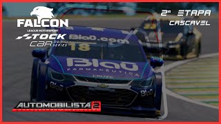 FALCON LEAGUE  2ª ETAPA  STOCK CAR PRO SERIES 2023  CASCAVEL  PR BR [upl. by Cal65]