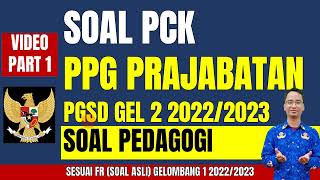 Soal PCK PPG Prajabatan pgsd 2023 Gelombang 2 2022 [upl. by Brader316]