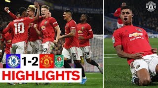 Rashfords stunning free kick sends United through  Chelsea 12 Manchester United  Carabao Cup [upl. by Kailey]