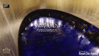 SAINT LAURENT WOMENS SUMMER 2025 SHOW [upl. by Nilatak]