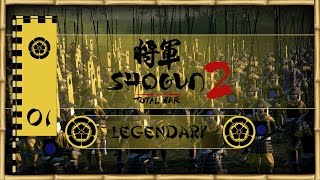 Lets Play Total War Shogun 2 Legendary  Oda  Ep01  Peasants Unite [upl. by Keefer]