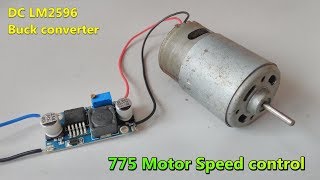 775 Motor Speed Controller Using LM2596 DCDC Buck Converter  StepDown Module  POWER GEN [upl. by Marelda472]