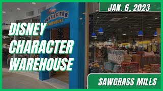 DISNEY CHARACTER WAREHOUSE OUTLET  Sawgrass Mills  January 6 2024 [upl. by Sumaes]