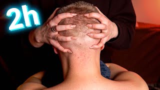 ASMR 2Hour Stress RELIEF  Scalp and Nape Scratching for Better Sleep No TALK [upl. by Liban343]