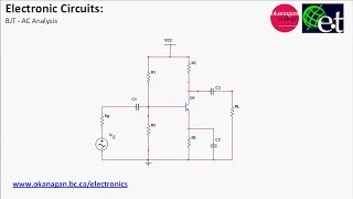 BJT  Introduction to AC Analysis [upl. by Bekelja]