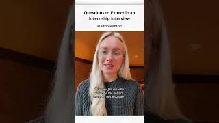 Questions to Expect in an Internship Interview short [upl. by Berg337]