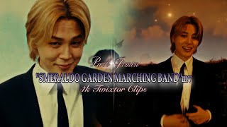 Jimin quotSmeraldo Garden Marching Bandquot MV  4k Twixtor Clips for editing [upl. by Pazia426]