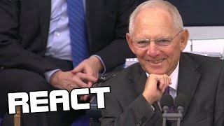 React Best of Bundestag Lustiges auf dem Präsidium [upl. by Euqinad]