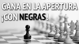 ¡Cómo ganar en la apertura con las negras 3 celadas de ajedrez [upl. by Ainniz]