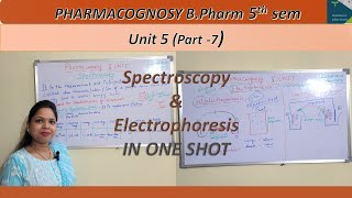 Spectroscopy amp Electrophoresis Their TYPES Part 6 UNIT5 Full explanation in hindi [upl. by Jacinda]