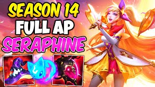 NEW SEASON 14 FULL AP MALIGNANCE SERAPHINE  Build amp Runes S14  League of Legends [upl. by Inalaehak]