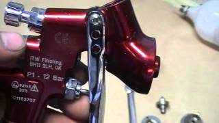 How to Dismantle a DeVilbiss GTI Pro Spray Gun for Cleaning [upl. by Nywnorb380]