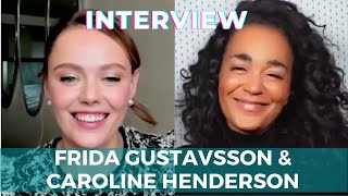 Vikings Valhalla interview I Frida Gustavsson amp Caroline Henderson [upl. by Einafats]