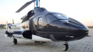 Airwolf CRASH  450 SizeFlybarless First test [upl. by Suoilenroc]