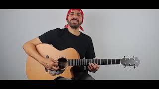 Libertango  Astor Piazzola  Acoustic Guitar with fast solos  Antonis Simixis Cover [upl. by Danielle624]