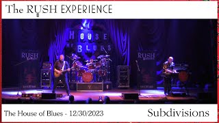 Subdivisions  The Rush Experience Rush Tribute [upl. by Akenaj921]