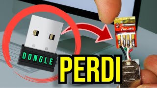 PERDI o RECEPTOR USB  COMO CONSERTAR DONGLE QUEBRADO  TENTANDO CONECTAR PELA ANTENA WIRELESS [upl. by Pail]