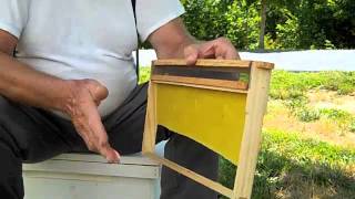 Honey Bee Mite Treater Frame  FatBeeMan [upl. by Aryahay37]