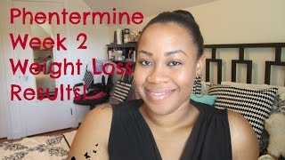 Phentermine Appetite Suppressant Week 2 Results 10 lb total loss [upl. by Irpac567]