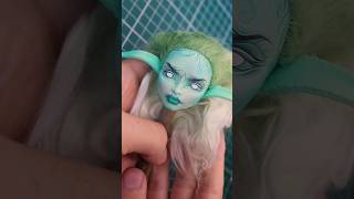 Casta Fierce Monster High Goblincore Doll Repaint repaint goblincore ooak doll monsterhigh [upl. by Aihsenak307]