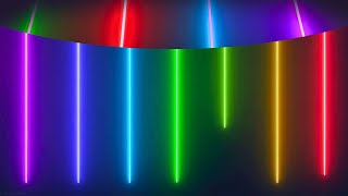 Rainbow Disco Lights😱Flashing Colorful Party Effect on Night Background [upl. by Dde]