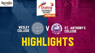 HIGHLIGHTS  Wesley College vs St Anthonys College  Dialog Schools Rugby League 2023 [upl. by Pohsib]