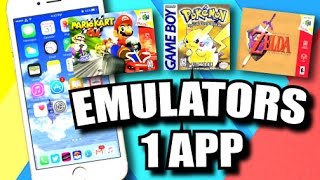 iOS 9  933 Jailbreak ALLINONE Emulator App Play GBA NDS PSP N64 SNES Games on iPhone [upl. by Selij269]