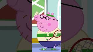 Daddy Pigs Badminton Masterclass peppapigtales peppapig shorts [upl. by Kurzawa]