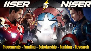 IISERs vs NISER Comparison  Placement Fees Ranking IAT amp NEST Exam [upl. by Alten]