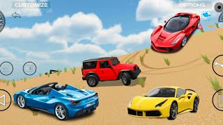 Thar 4x4 racing driving in India 🇮🇳 gameplay only Speed 🚅 Thar wala games tractergame [upl. by Anivla]