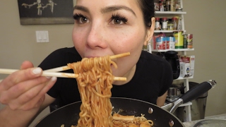 Spicy Cheesy Noodles  ASMR Whispering [upl. by Hadley]