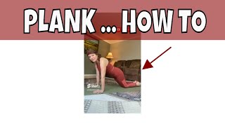 How to Do plankworkout And Protect Your Lower Back [upl. by Fenton]