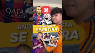 🥺 ANDRÉS INIESTA SE RETIRA DEL FÚTBOL 🥅 joshjuanico viralvideo shorts futbol [upl. by Ilario]