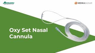 Romsons Oxy Set Nasal Cannula [upl. by Oliva136]