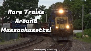 Rare Trains Around Massachusetts [upl. by Aynat892]