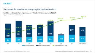 FactSet Research Systems FDS Q3 2024 Earnings Presentation [upl. by Bray562]